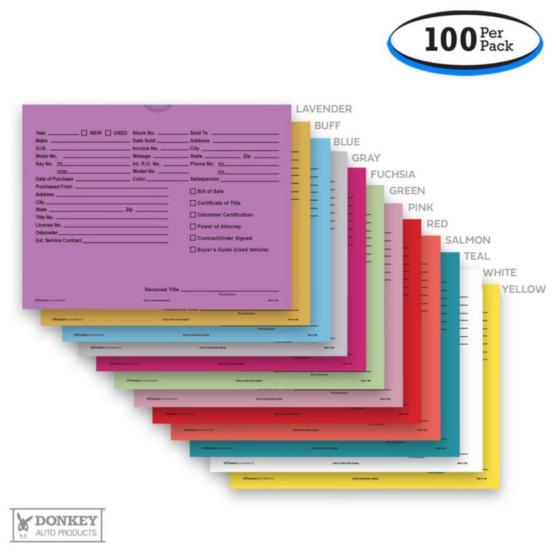 Sobre Donkey Auto Products 23 x 30 cm Lavanda - Pack de 100