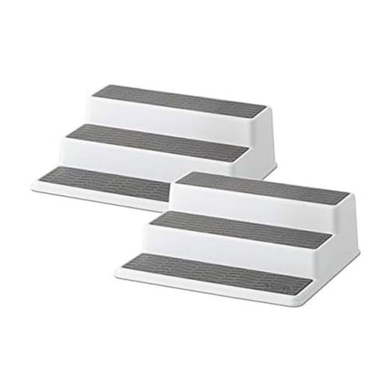 Estante para especias Copco 25 cm gris de 3 niveles – paquete de 2