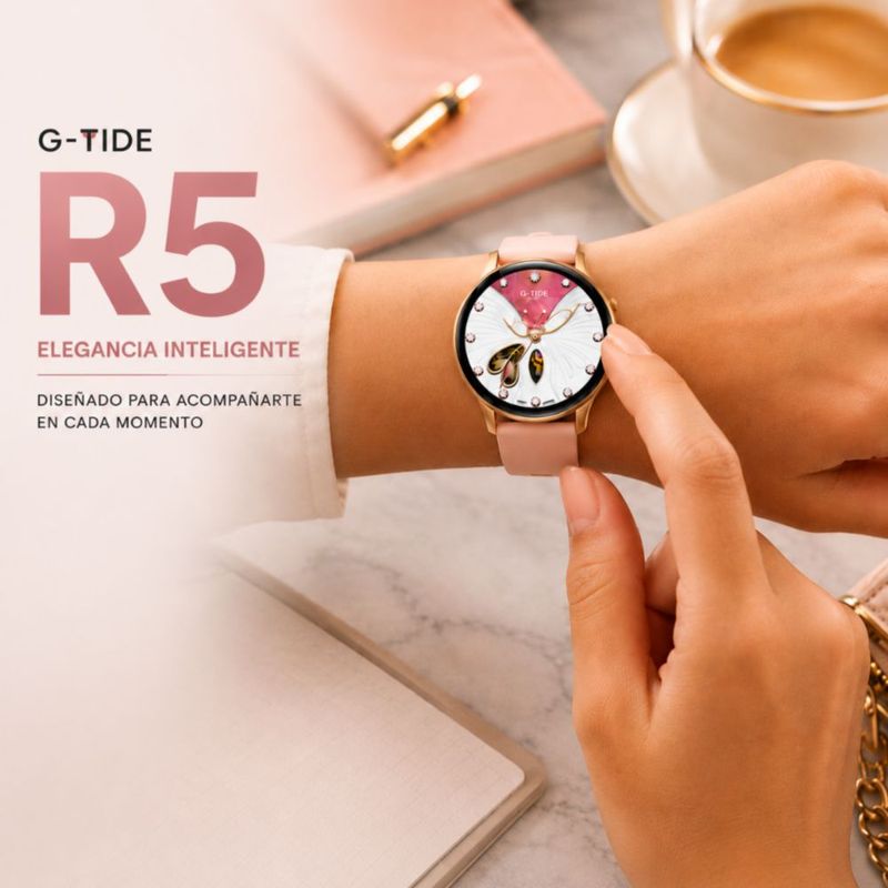 Smartwatch G‑Tide R5 + Audífonos HH More Mini T‑35