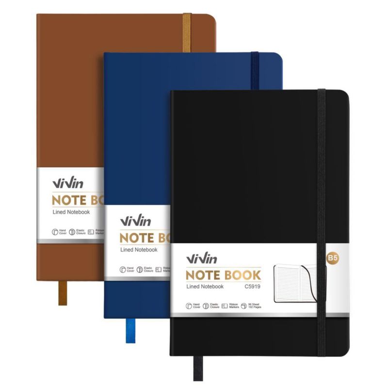 Cuaderno ViVin B5 192 págs Rayado (renglones universitarios)