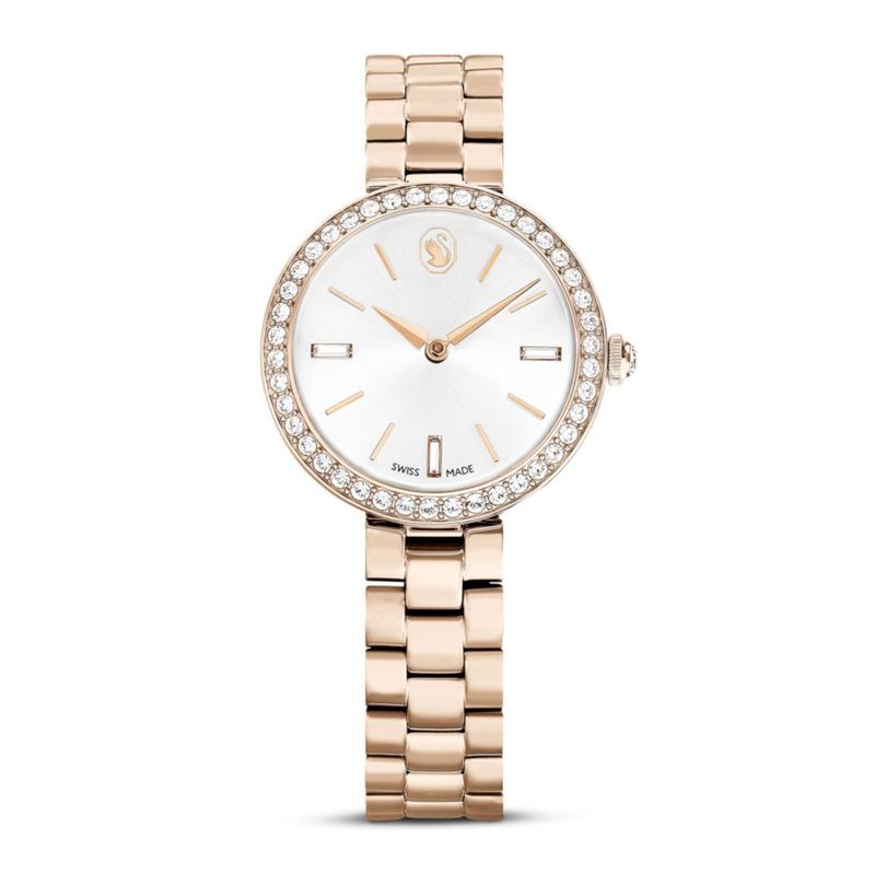Reloj Swarovski Certa 30 mm Pulsera Metálica de Tono Dorado