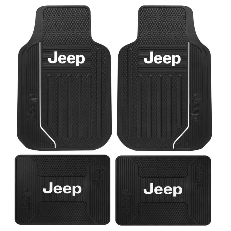Alfombrillas Plasticolor 46 cm × 67 cm Jeep Elite 4 piezas