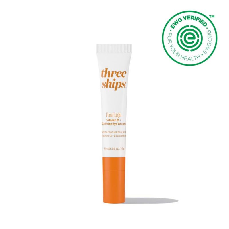 Crema para el Contorno de Ojos Three Ships 15 g Vitamina C + Cafeína