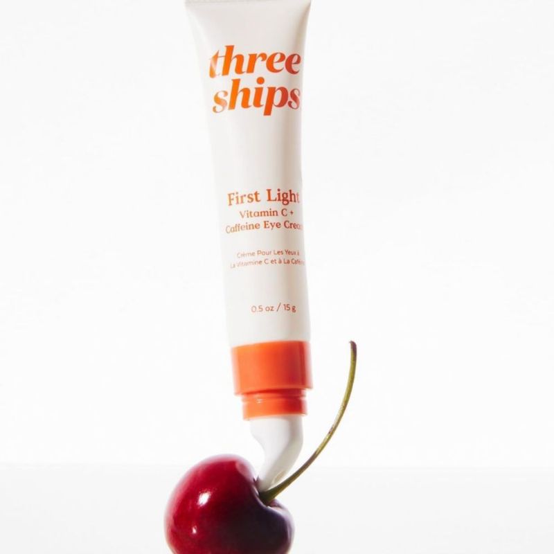 Crema para el Contorno de Ojos Three Ships 15 g Vitamina C + Cafeína