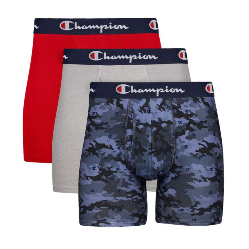 Bóxers Champion 3‑pack de algodón elástico