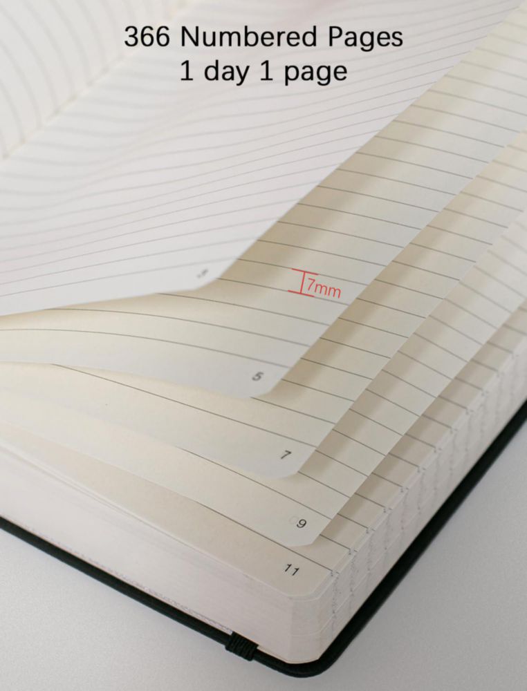 Cuaderno VOLINOTE A5 100 g/m² 366 páginas negro