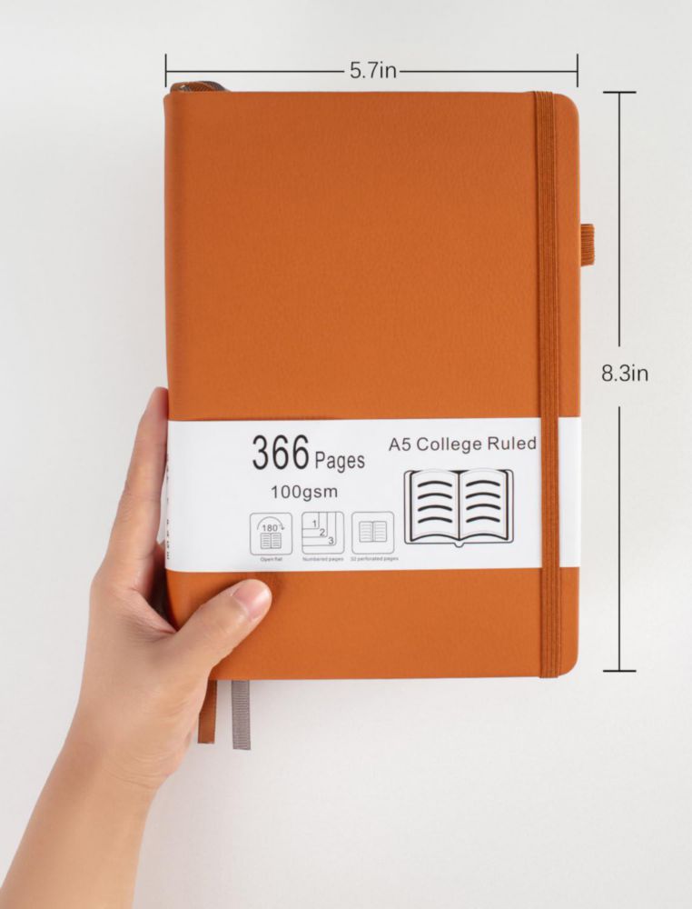 Cuaderno VOLINOTE A5 100 g/m² 366 páginas negro