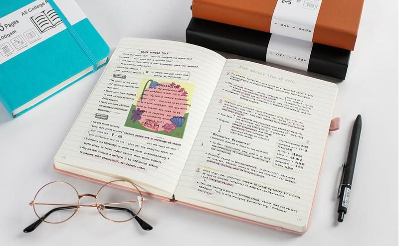 Cuaderno VOLINOTE A5 100 g/m² 366 páginas negro