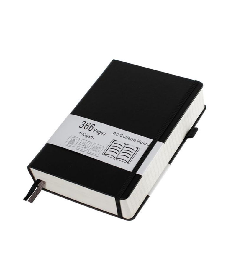 Cuaderno VOLINOTE A5 100 g/m² 366 páginas negro