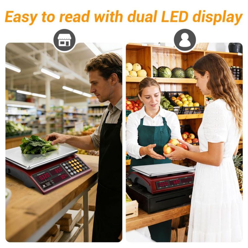 Balanza de cocina digital BROMECH 30 kg con cálculo de precios