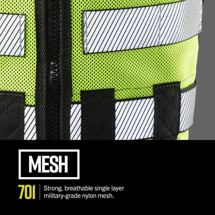 Chaleco de Herramientas Diamondback Hi-Viz 701 Amarillo X-Large