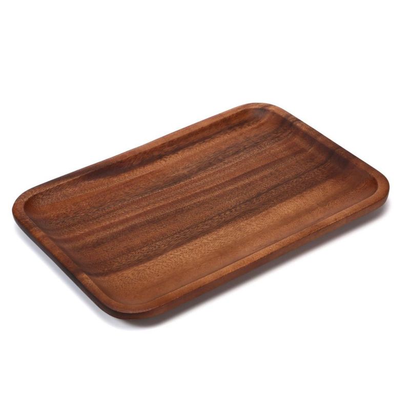 Bandeja Velinjowy 30 × 20 × 2 cm de madera de acacia – paquete de 2