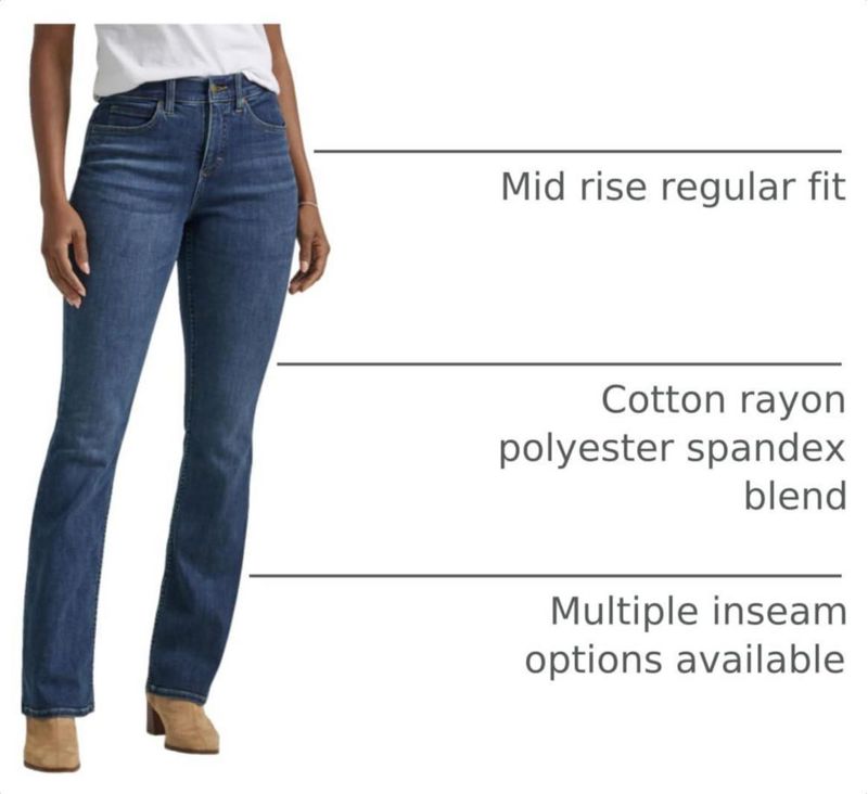 PANTALONES Lee Ultra Lux Corte Acampanado Star Rise 81 cm