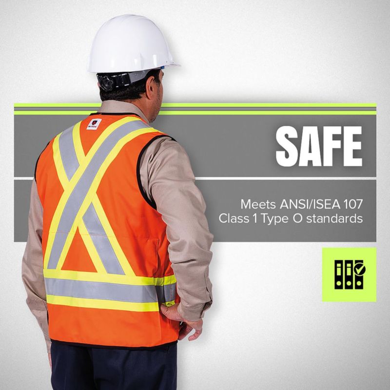 Chaleco Pioneer Hi Vis FR Naranja Brillante con Bolsillos