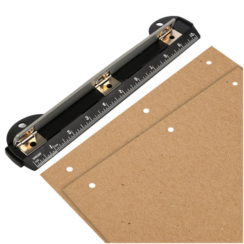 Perforadora Performore de 5 hojas 25 cm con regla