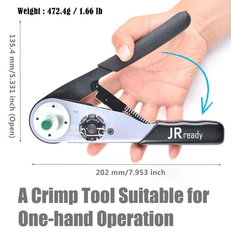Kit de Conectores DT JRready 2-12 Pines + Crimpadora