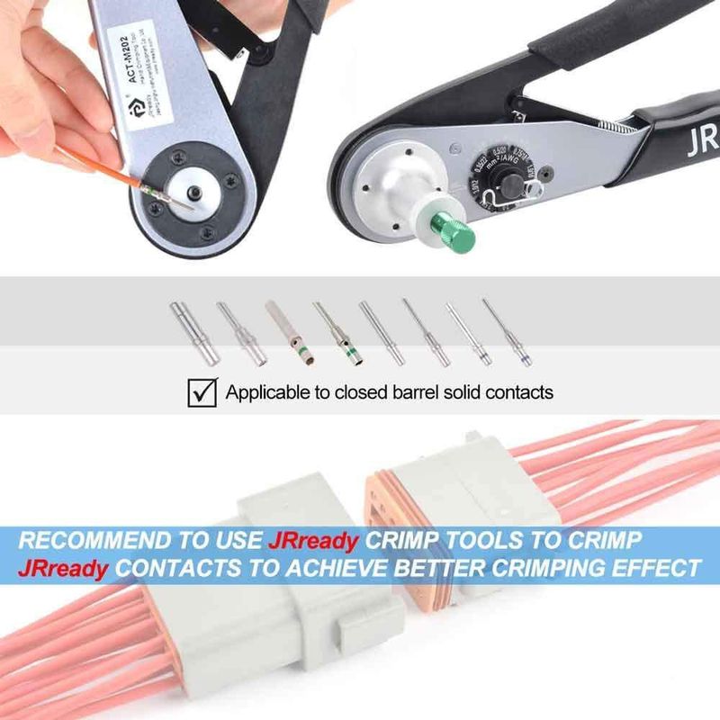 Kit de Conectores DT JRready 2-12 Pines + Crimpadora