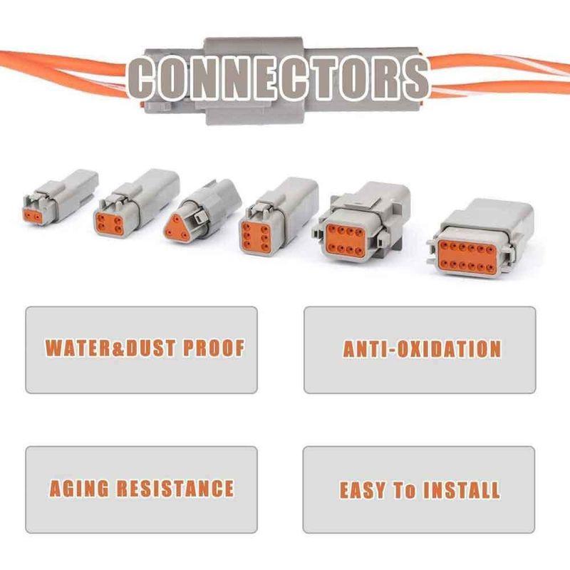 Kit de Conectores DT JRready 2-12 Pines + Crimpadora