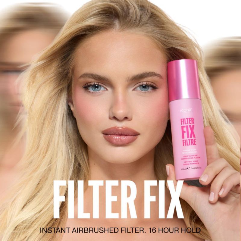 Spray fijador de maquillaje ICONIC LONDON 120 ml 16 horas de duración