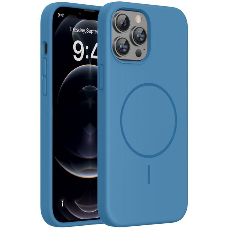 Funda Miracase para iPhone 12 Pro Max – Azul Capri