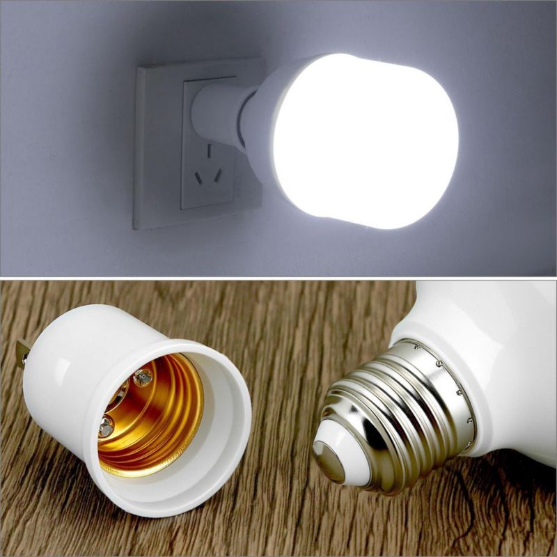 Adaptador de casquillo de luz QWORK 8 unidades 660W 125V E26/E27