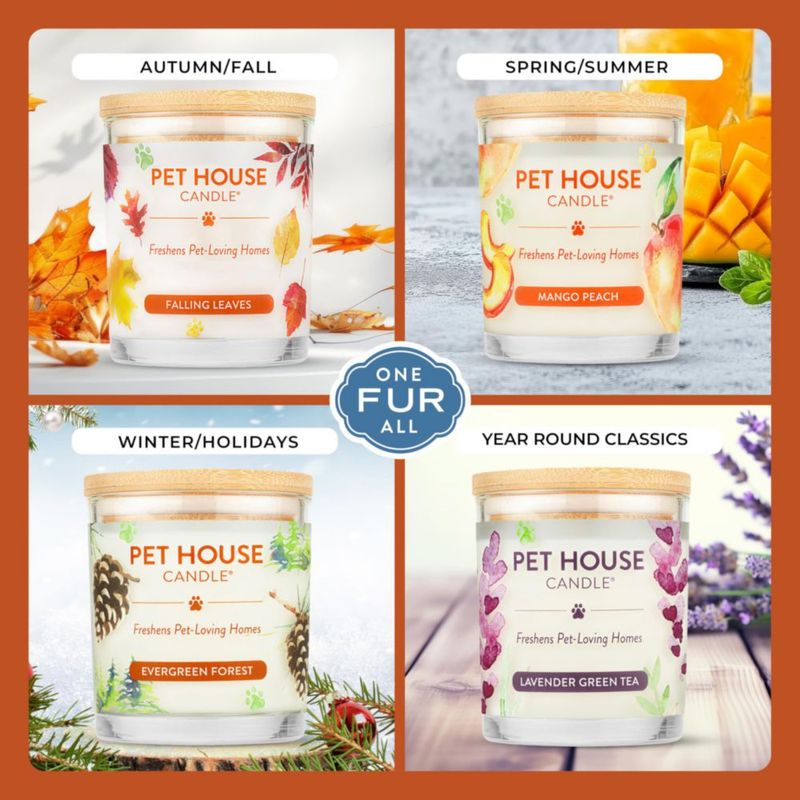Vela One Fur All Pack de 2 - Vainilla y Sándalo
