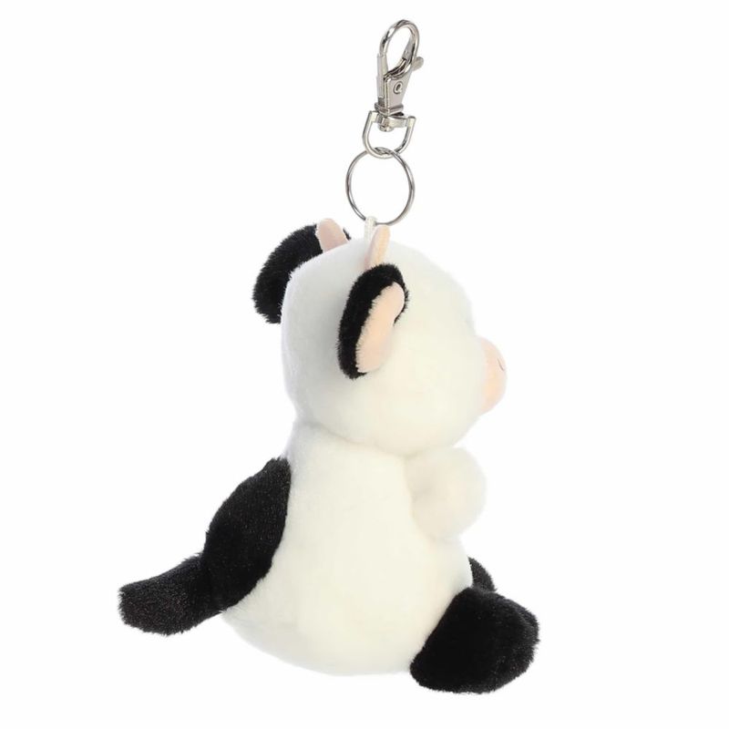 Figura de peluche Aurora Sweetie Cow de 10 cm con clip
