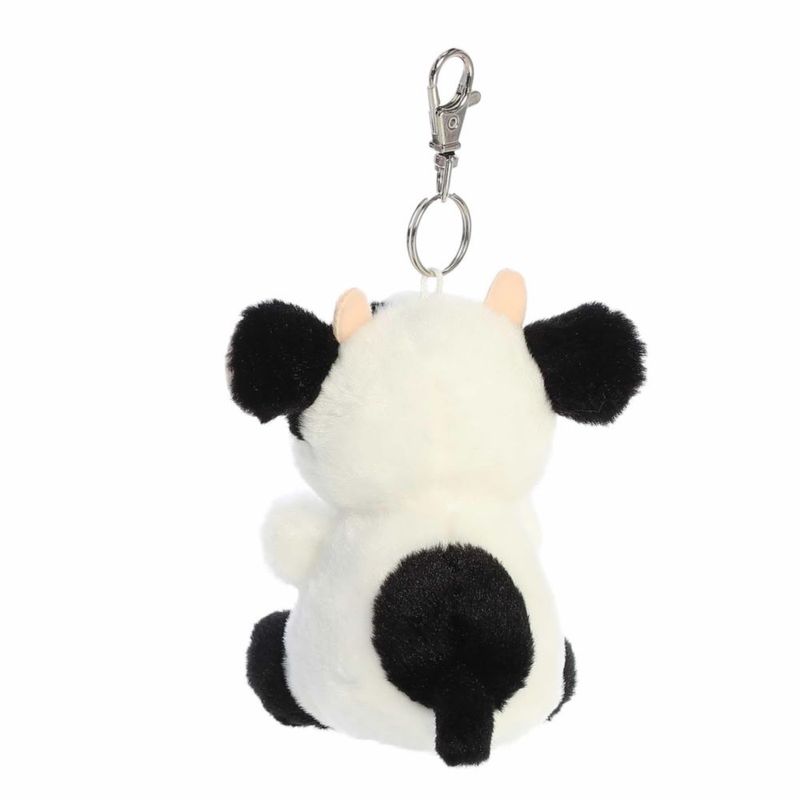 Figura de peluche Aurora Sweetie Cow de 10 cm con clip