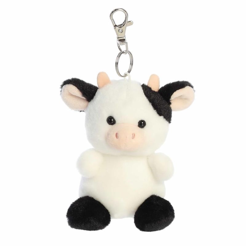 Figura de peluche Aurora Sweetie Cow de 10 cm con clip