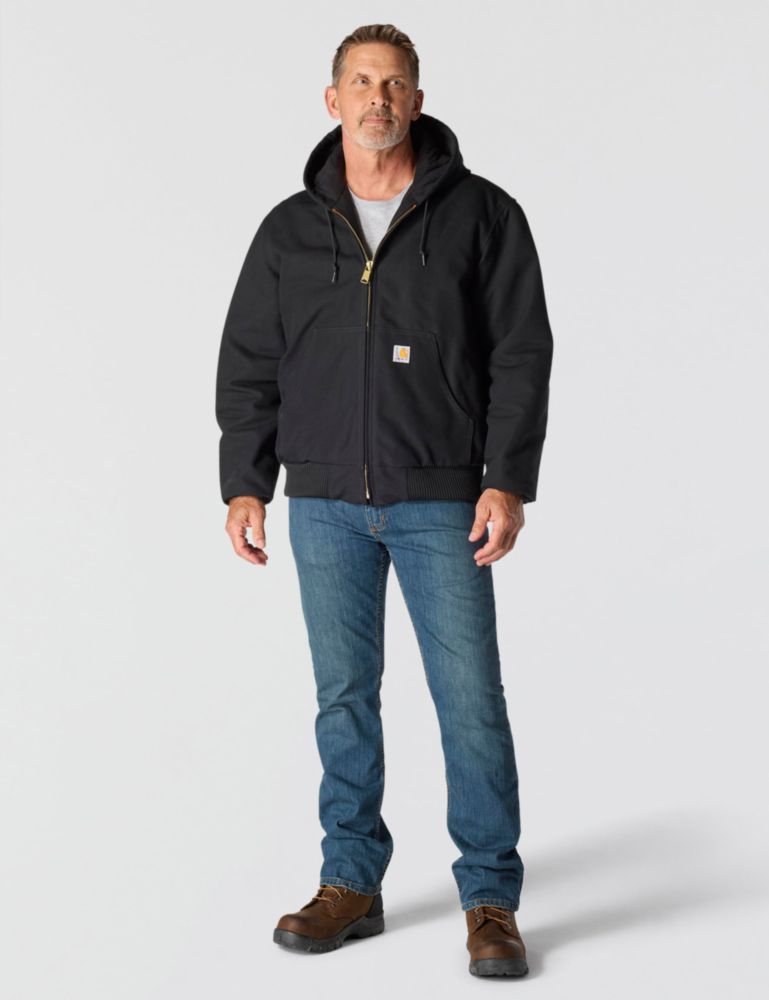 Chaqueta Carhartt J140 negra talla 4XL alta
