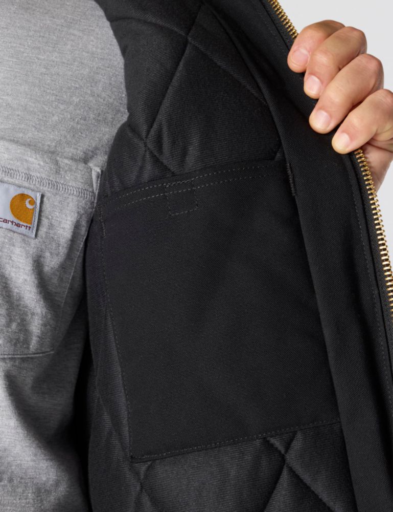 Chaqueta Carhartt J140 negra talla 4XL alta