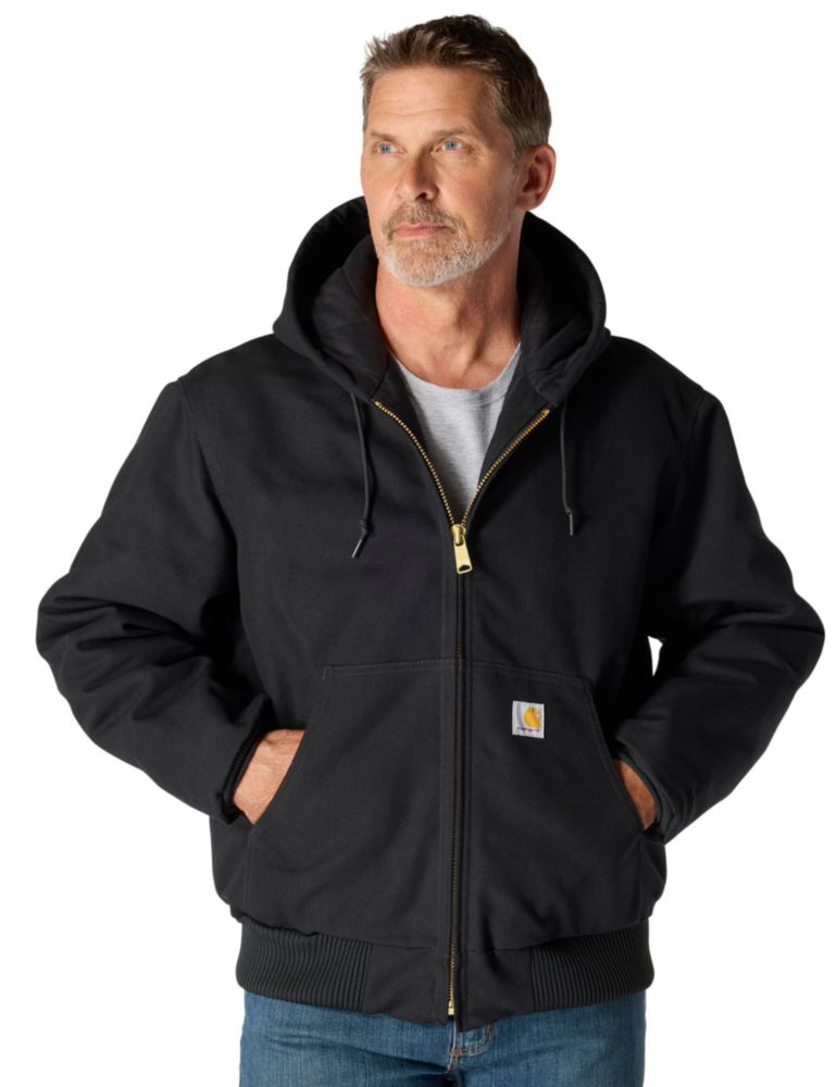 Chaqueta Carhartt J140 negra talla 4XL alta