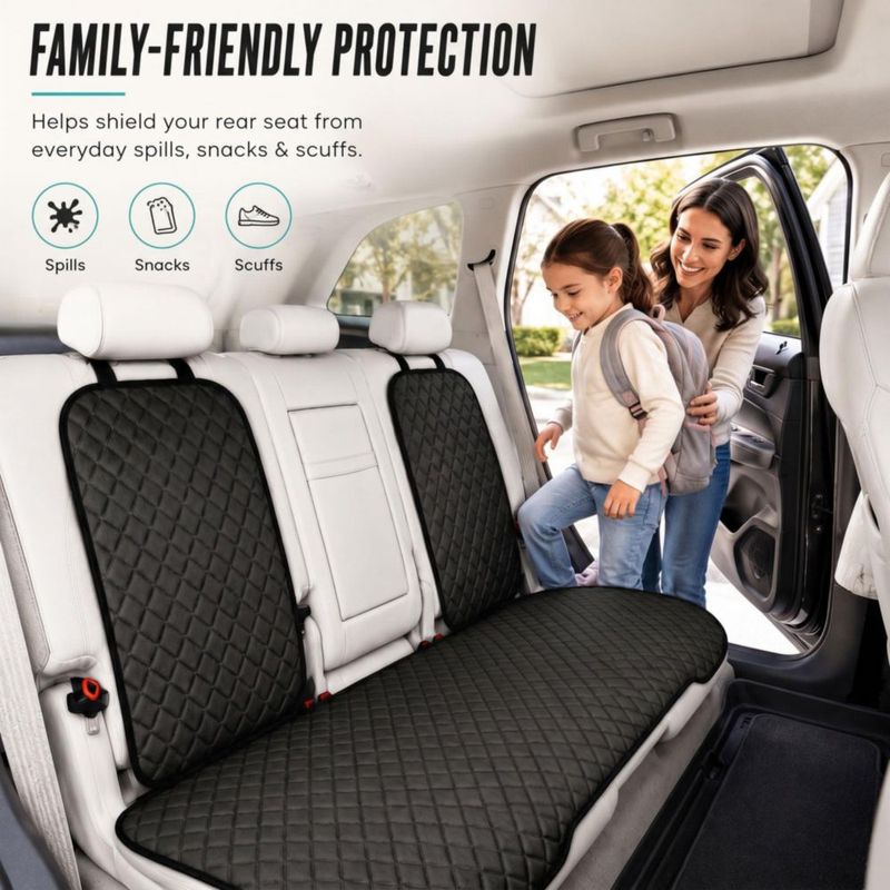 Cojín para Asiento de Coche FH Group Ajuste Universal Negro