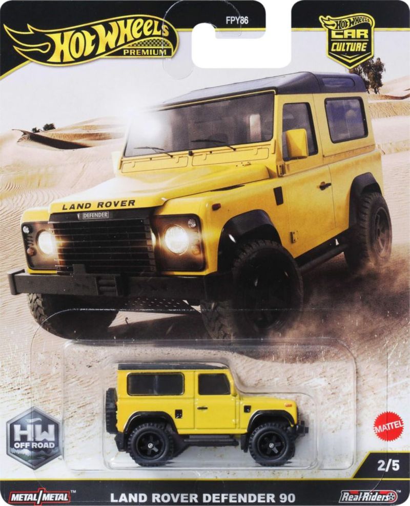 Coche de juguete Hot Wheels Land Rover 1:64 fundición a presión