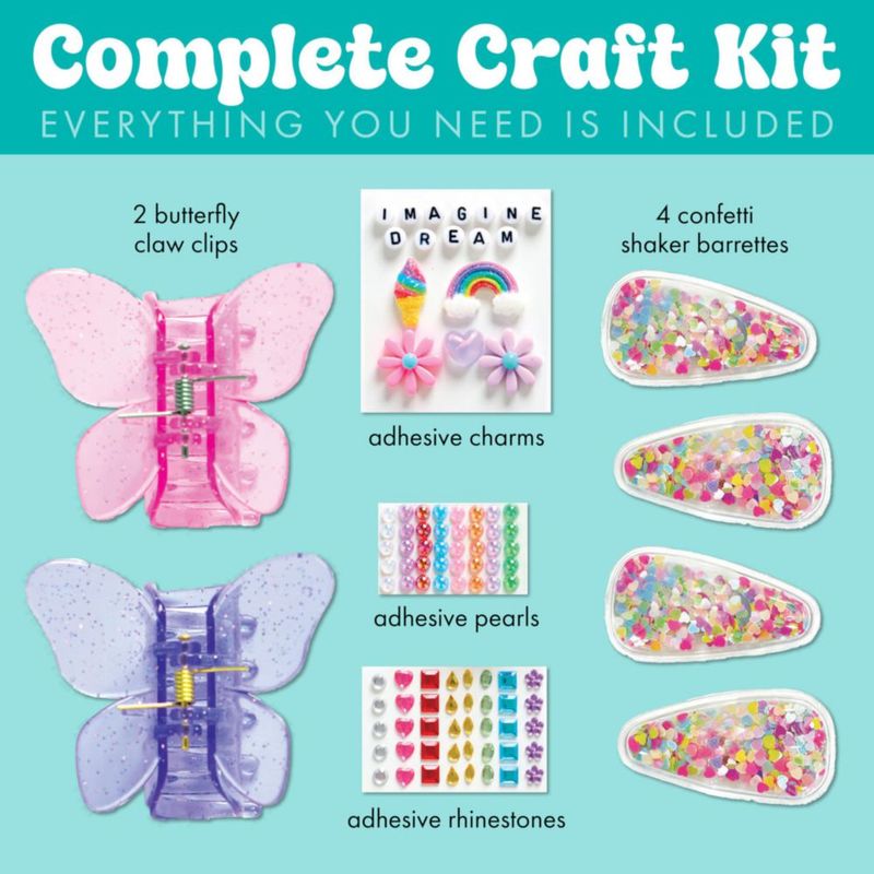 Kit DIY de 6 piezas de Pinzas para el Cabello – Creatividad para Niños