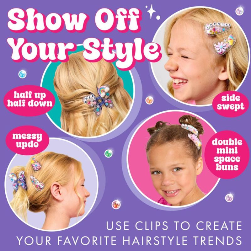 Kit DIY de 6 piezas de Pinzas para el Cabello – Creatividad para Niños