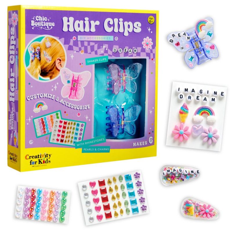 Kit DIY de 6 piezas de Pinzas para el Cabello – Creatividad para Niños