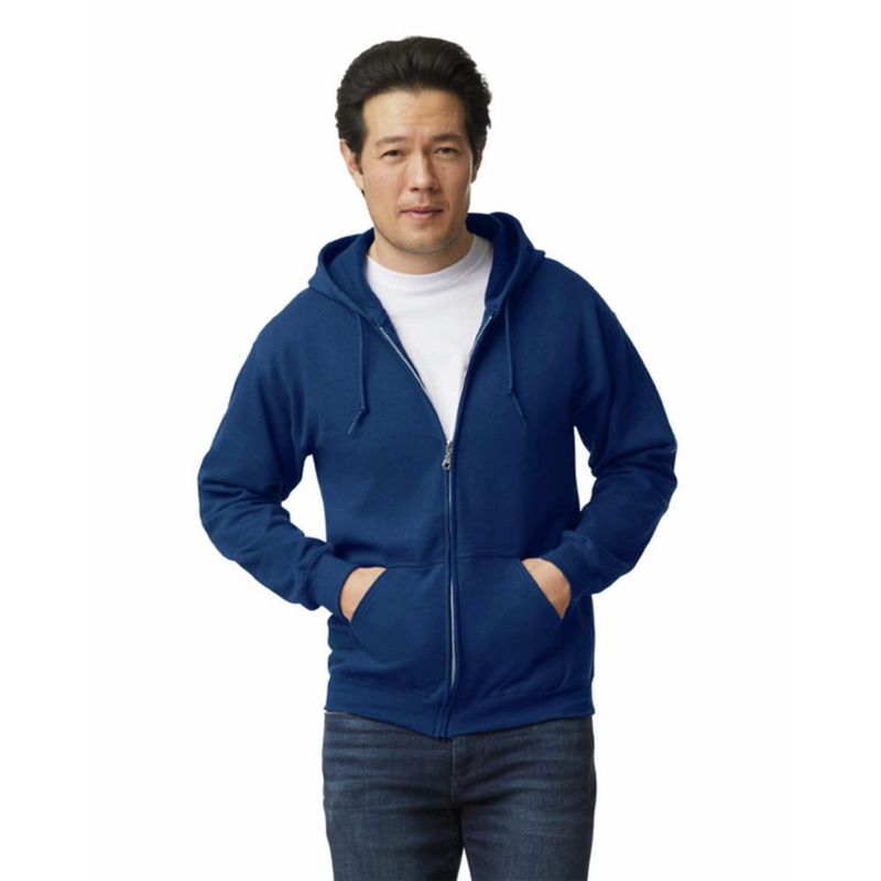 Sudadera con capucha Gildan G18600 azul marino paquete de 24 talla grande