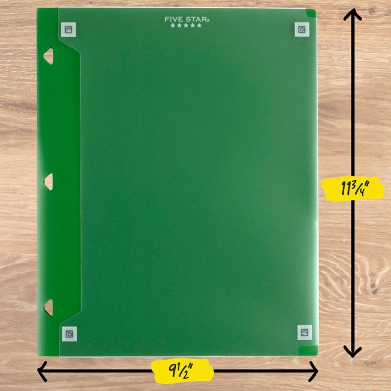 Carpeta de archivo Five Star pack de 4 colores surtidos