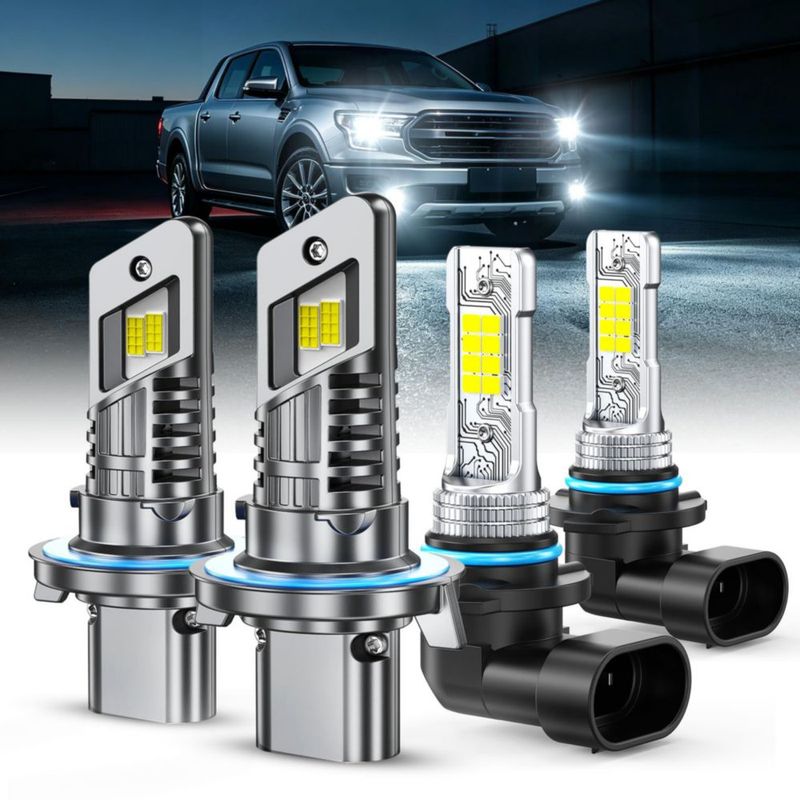 Bombilla LED Marsauto H13/H10 60000 lm 6500K (Juego de 4)