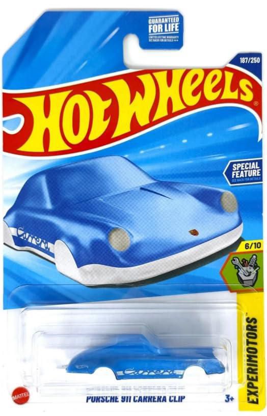 Modelo de metal fundido Hot Wheels Porsche a escala 1:64