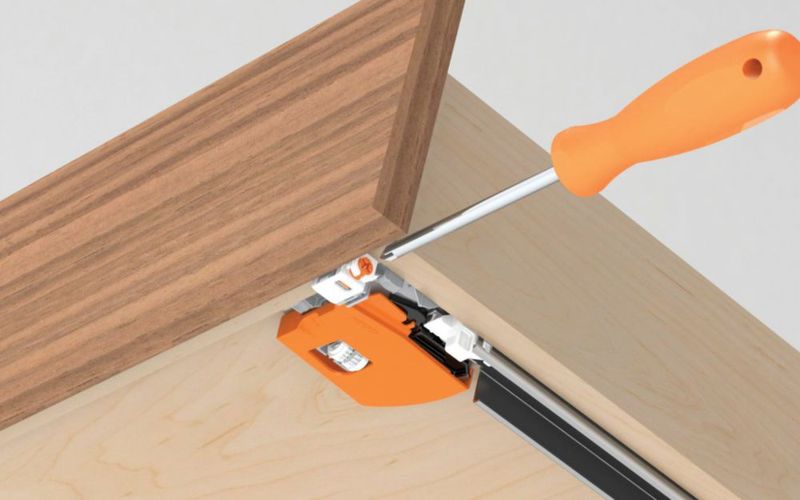 Carril de cajón Blum 38 cm BLUMOTION par con guías