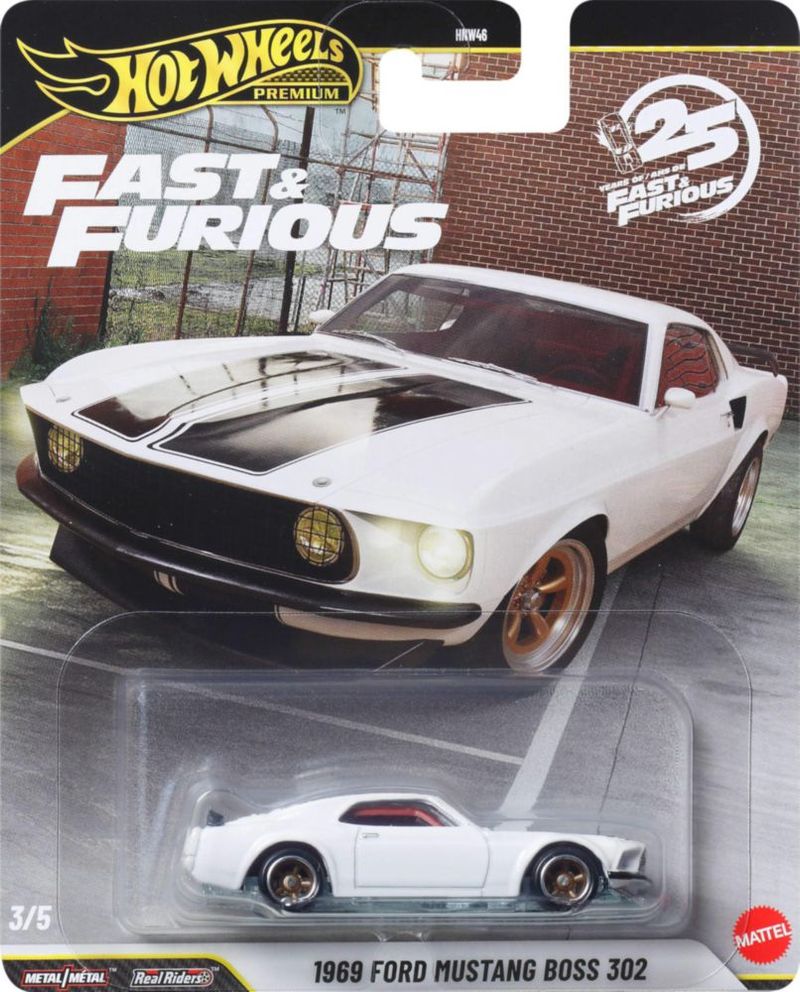 Hot Wheels Coche Premium Fast & Furious 1:64 Fundido a presión