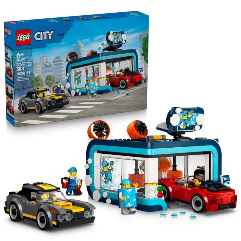 Bloques de construcción LEGO City 60497 Lavado de autos 583 piezas