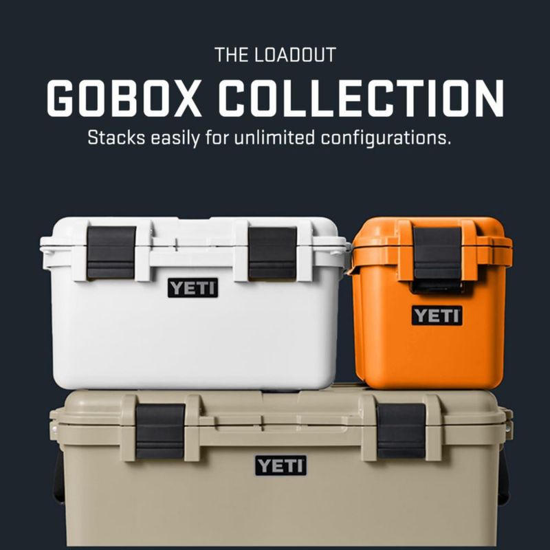 Caja de Carga Impermeable YETI LoadOut 30 GoBox Dividida 30 L Blanca