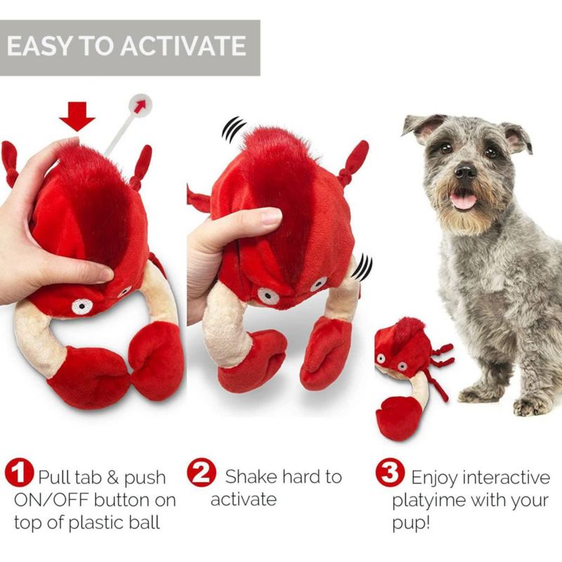 Juguete Interactivo de Peluche Hyper Pet Wiggles & Barks para Perro