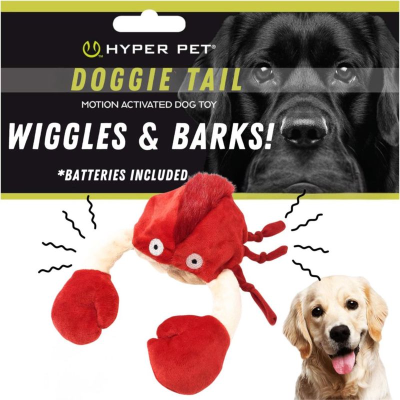 Juguete Interactivo de Peluche Hyper Pet Wiggles & Barks para Perro