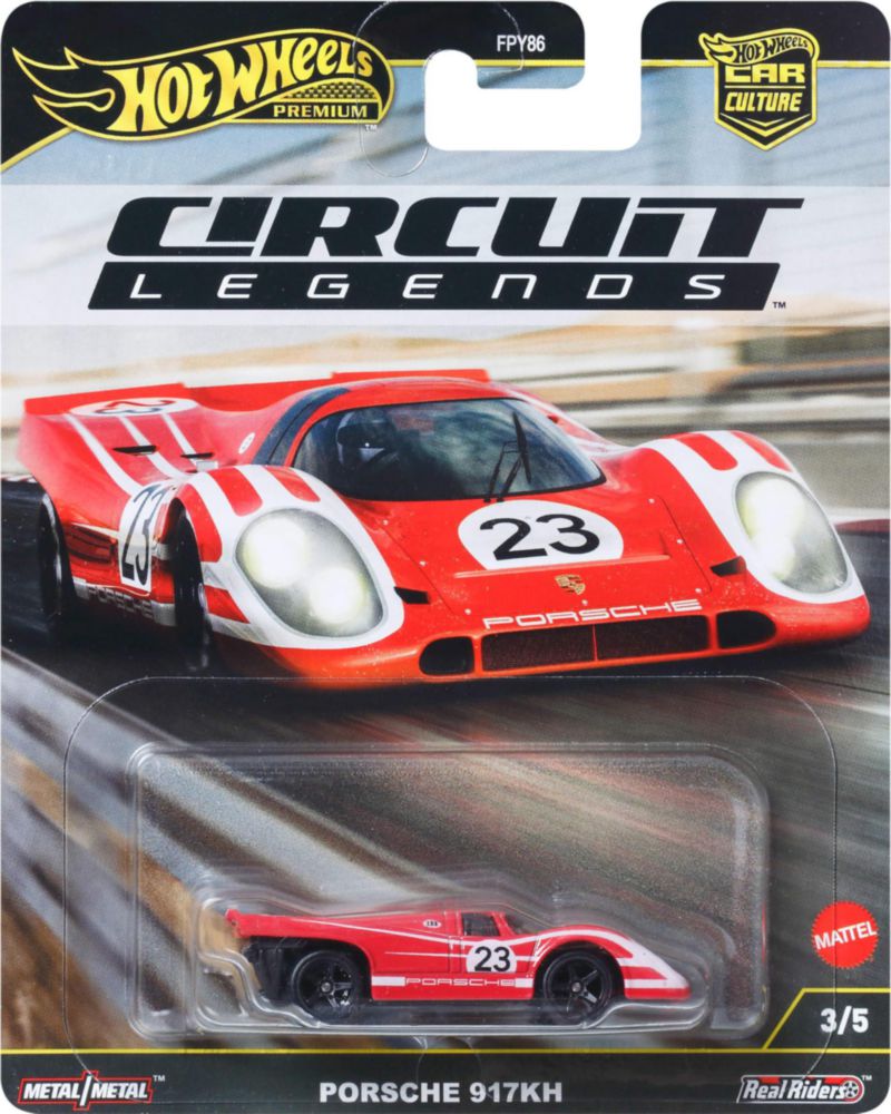 Coche de juguete Hot Wheels Porsche 917K 1:64 – Circuit Legends