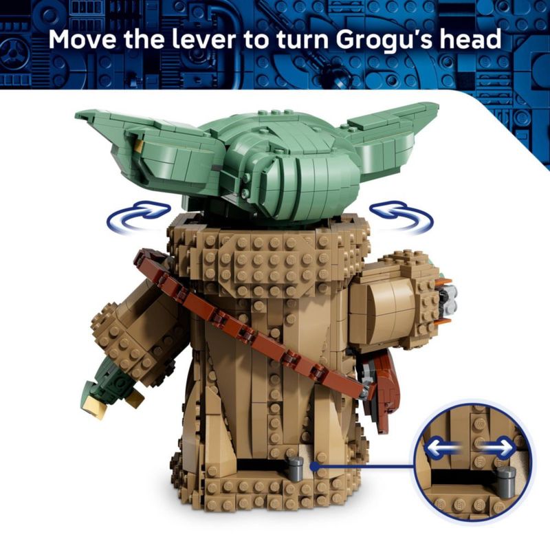 LEGO Star Wars Grogu Set para Construir y Exhibir de 20 cm