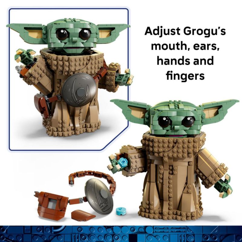LEGO Star Wars Grogu Set para Construir y Exhibir de 20 cm